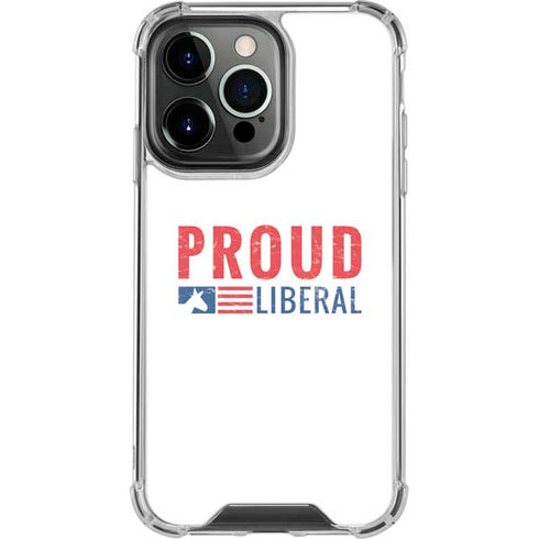 Proud Liberal iPhone 15 Pro Clear Case